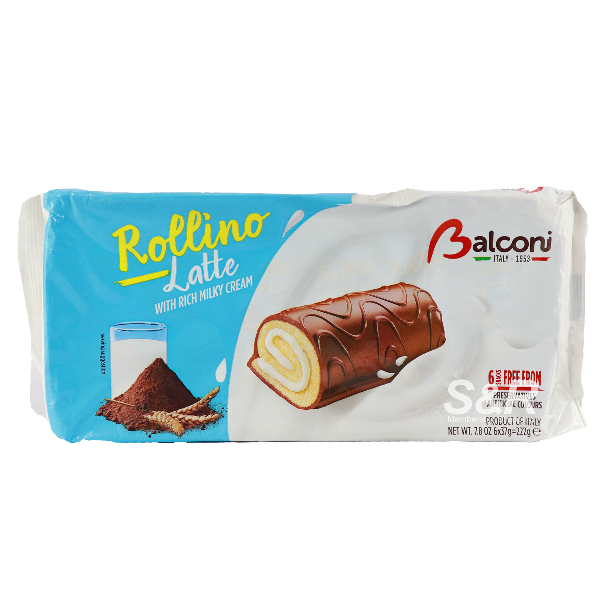 Balconi Rollino Latte with Rich Milky Cream 6pcs